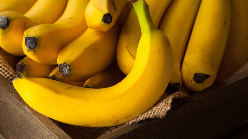 alt: Nải chuối xanh