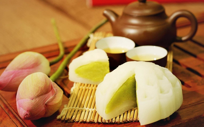 alt text: Bánh trung thu dẻo