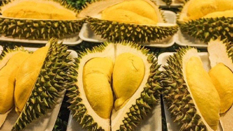 alt text: Múi sầu riêng tươi ngon, sẵn sàng để thưởng thức