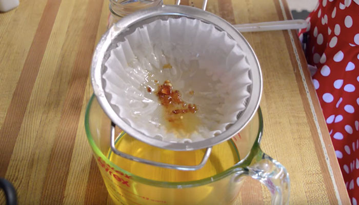 Dầu ăn sau khi lọc