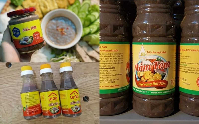 Mắm tôm trong bát